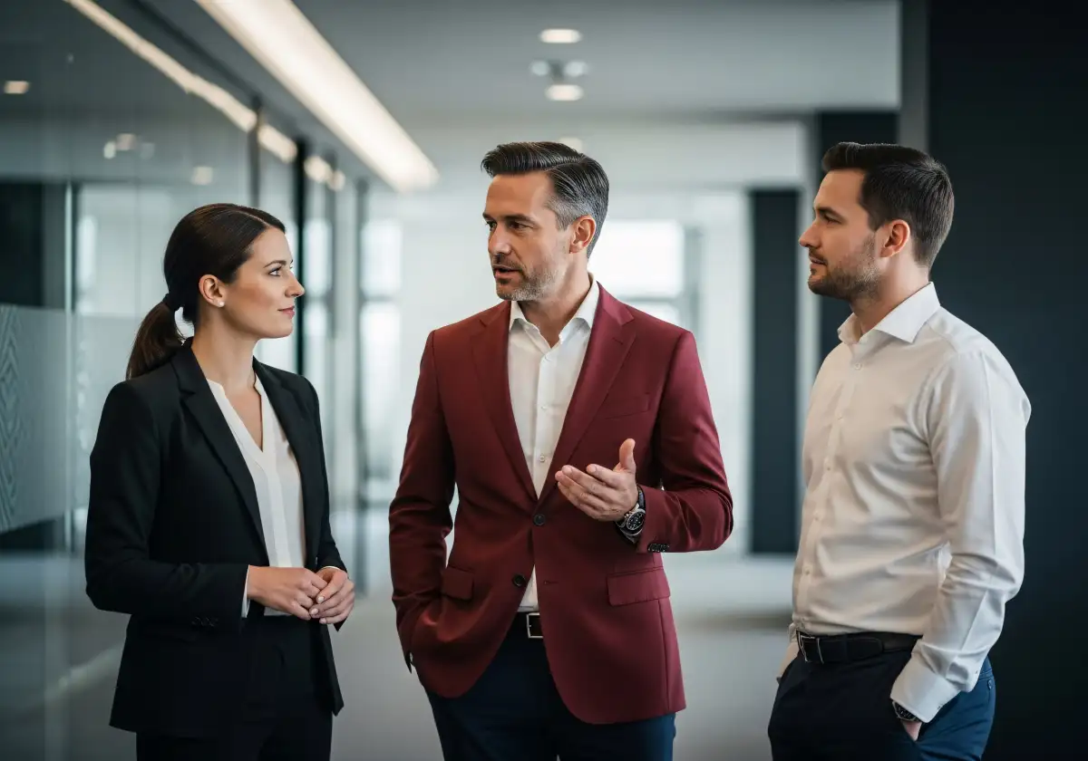 Finanzmanager prüft Liquidität im Industriebetrieb